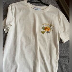 Casablanca Paris cream T shirt size Small